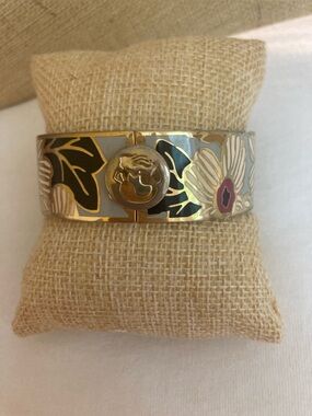 Spartina Mermaid Center Earth Tone Hinged Bracelet